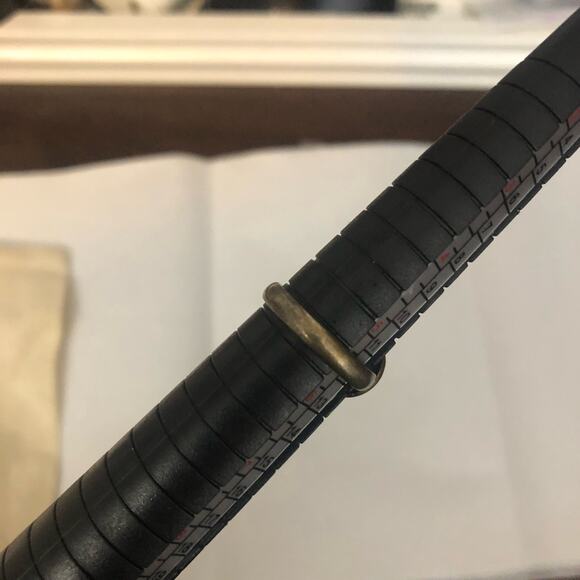 Sterling Silver Turquoise Ring Small Round Center Stone Size 5.5 - Picture 7 of 8